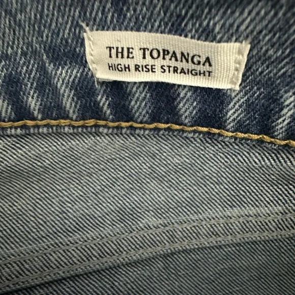 Rails Topanga High Rise Straight Jeans Size 28 Distressed Button Fly NWT - Picture 3 of 7